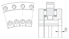 轉臺軸承 RTC325, 雙列,用于絲杠安裝 轉臺軸承 RTC325, 雙列,用于絲杠安裝