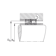 圓柱滾子軸承 NNU4926-S-M-P5-C3, 浮動(dòng)軸承，雙列，可分離，帶保持架